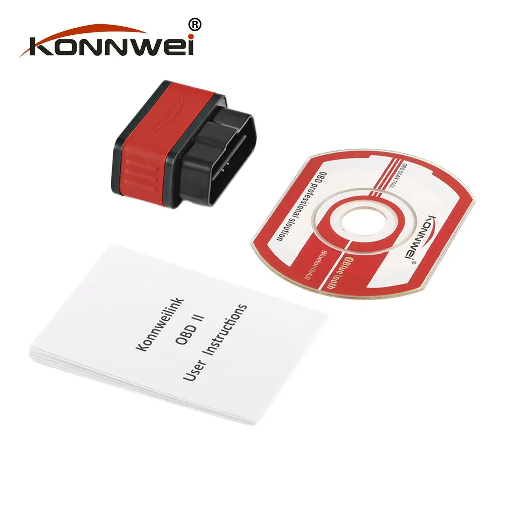 Konnwei KW903 ELM327 Bluetooth ODB2 автомобильный диагностический сканер детектор инструмент