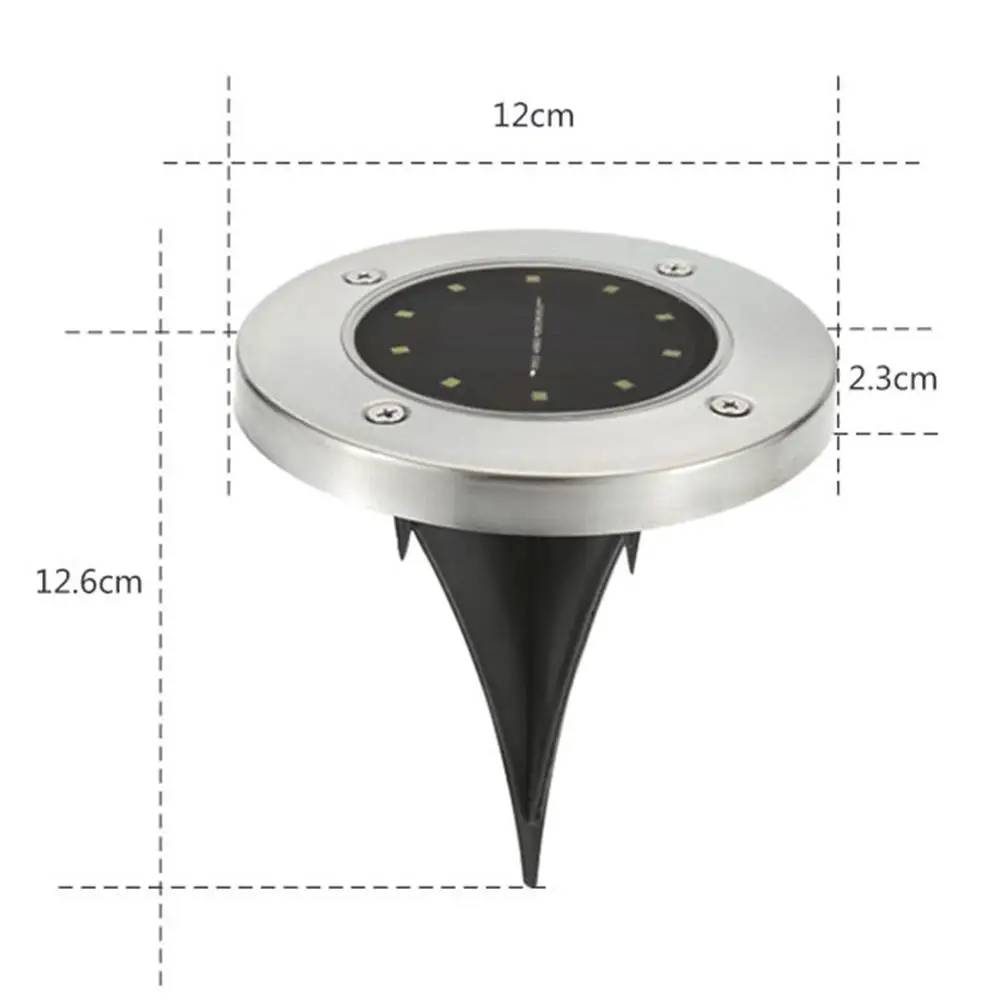 

Waterproof IP65 LED Solar Buried Lamp Underground Outdoor Home Decoration Lights Stability Durability and Fashion