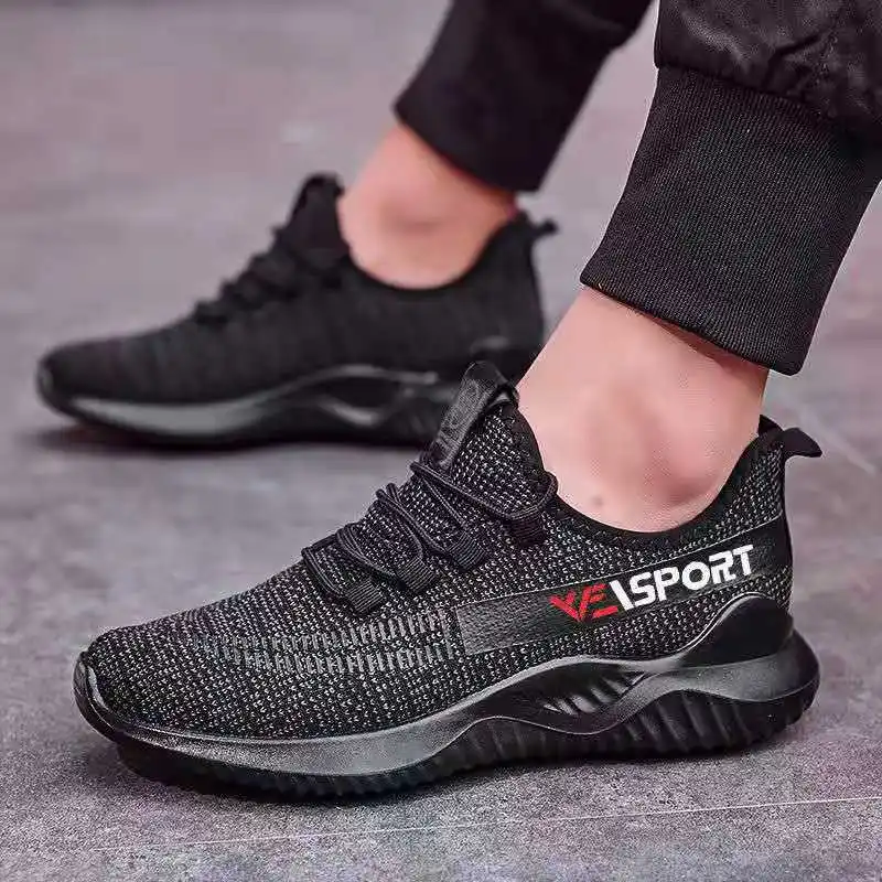 

2021 Men's Sneakers Spring New Breathable Men's Shoes Lace-Up Running Shoes Lightweight And Thin Men's Casual Sports Shoes