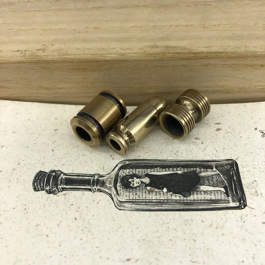 EDC инструменты шарики для ножей латунные цилиндрические бусы на шнурок Паракорд