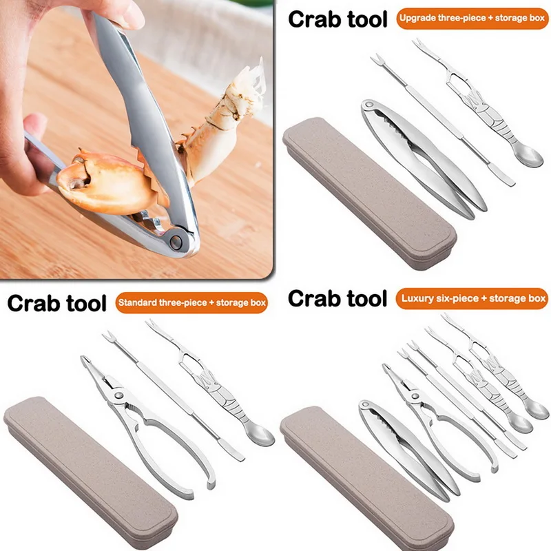 Наборы инструментов для морепродуктов краб кракеры набор ложек инструмент