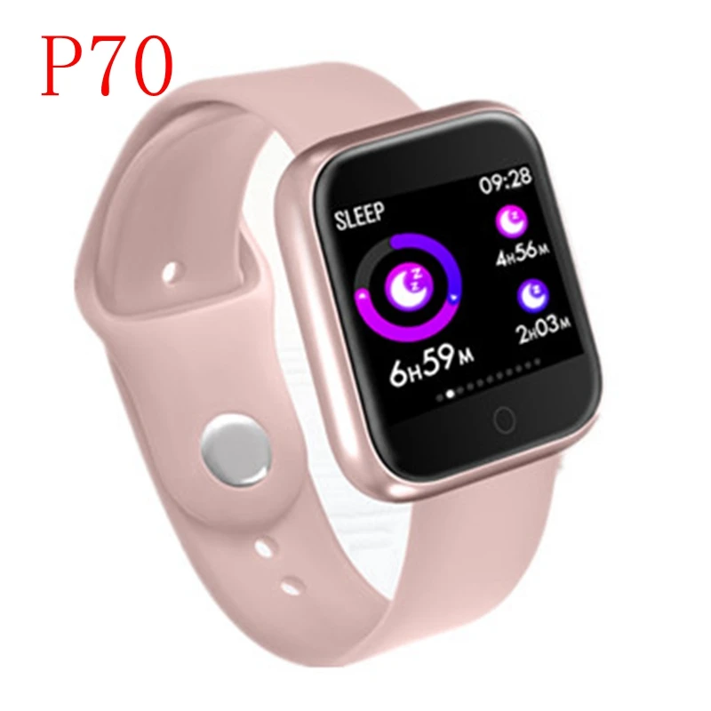 P70 I Модные Смарт-часы P70 P68 P80 IP68, водонепроницаемые, пульсометр, кровяное давление, кислород, спортивные Смарт-часы для Apple IPhone, Xiaomi - Цвет: P70 I