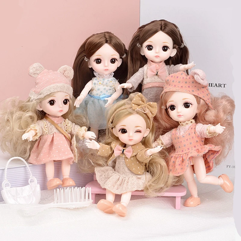 Новый 13 подвижная шарнирная BJD куклы с изображением смайлика Каблук 16 см кукла