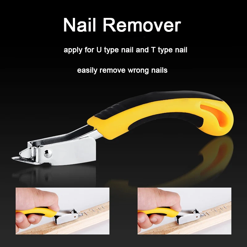 nail puller Tranvon 3 в 1 ручной пистолет для ногтей сверхмощный стальной штапельный пистолет для крепления материала декоративные элементы для обивки столярных изделий - Цвет: nail puller