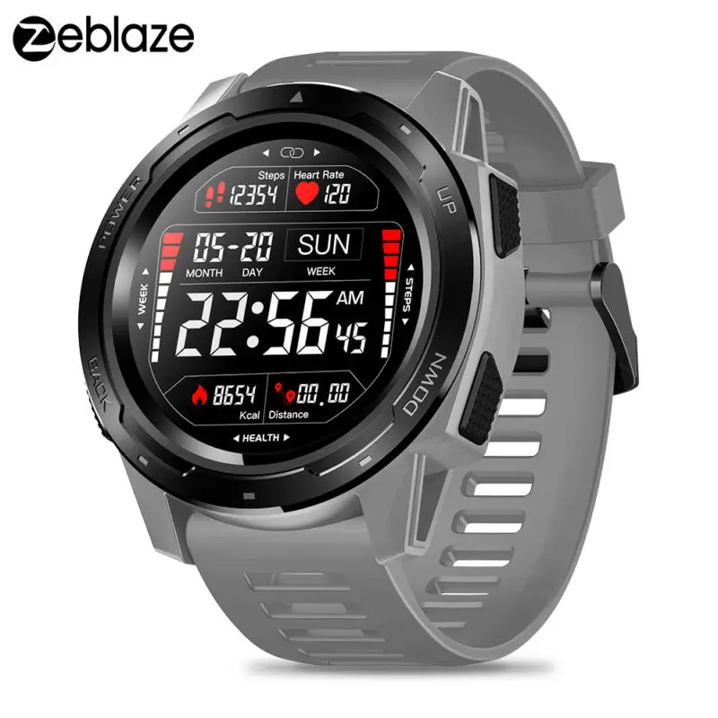 Смарт часы Zeblaze VIBE 5 HR IP67 водонепроницаемые смарт фитнес счетчик шагов для iOS Android