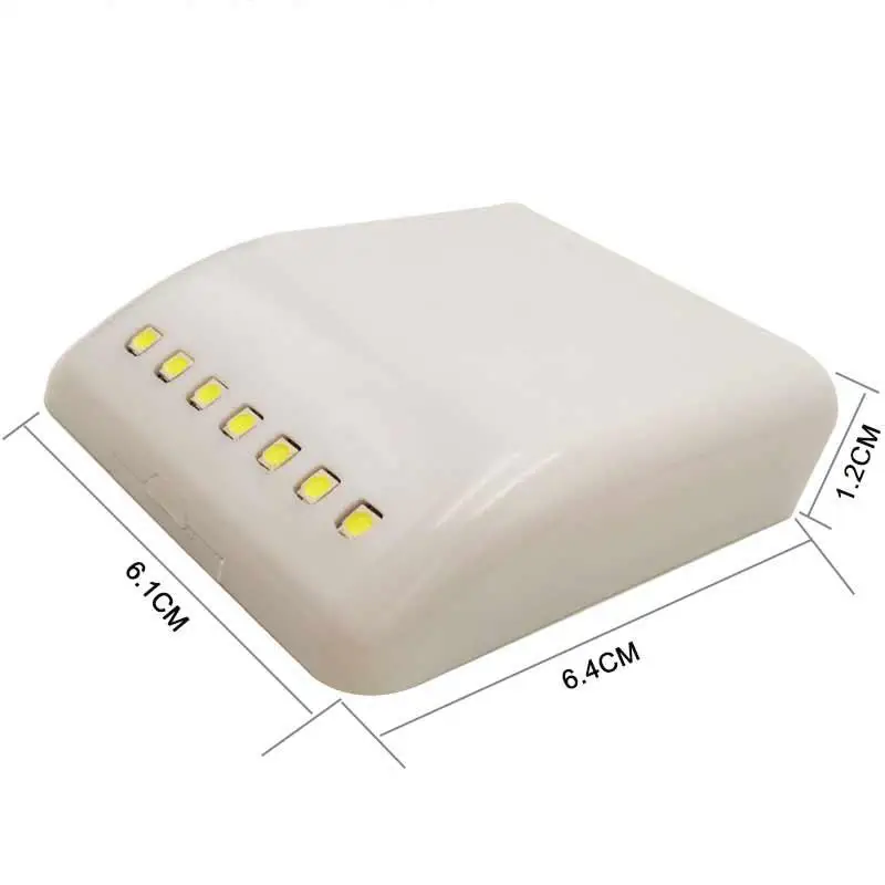 Светодиодный 12V Сенсор ночной Светильник Мини Беспроводной шарнир движения