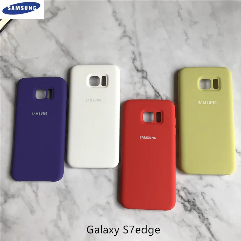 Чехол для SAMSUNG Galaxy S7edge силиконовый чехол Samsung S7gdge мягкий на ощупь|Бамперы| |