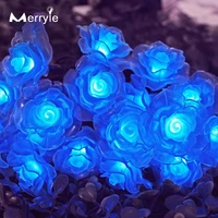 12m 100leds solar power string lights outdoor waterproof christmas fairy light 2 modes rose solar lamp for holiday party garden