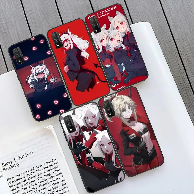 

cartoon Girl helltaker Phone Case For Honor 8 9 10 20 30 8x 9x 8s 7a 10i 20s 5A 8c v30 pro lite play Cover Fundas Coque