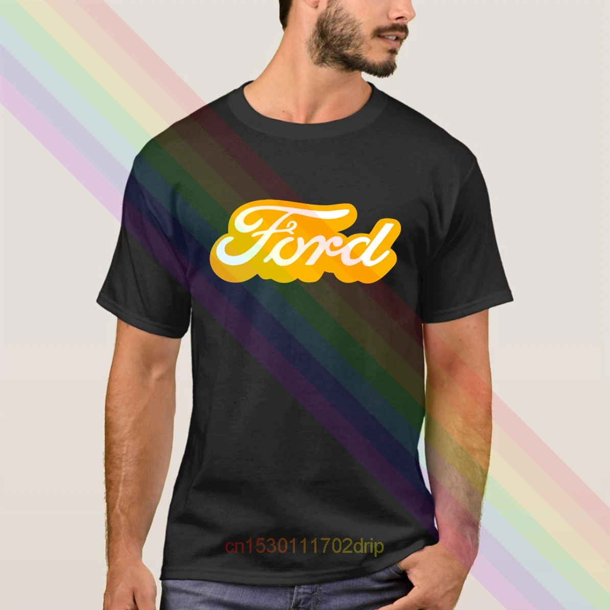 

Ford Mustang Logo Classic T-Shirt 2020 Newest Summer Men's Short Sleeve Popular Tees Shirt Tops