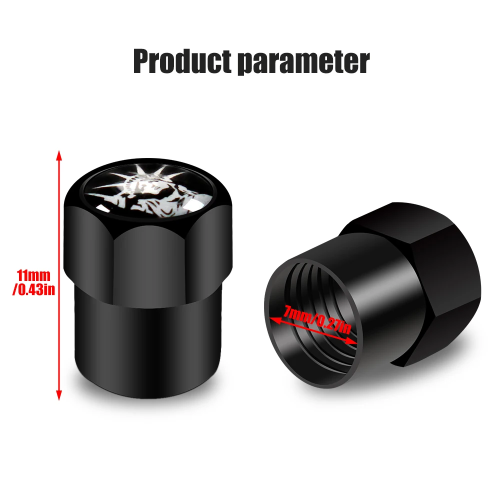 4 шт./компл. колпачок клапана автомобильной шины s алюминиевый сплав/Медь Статуя