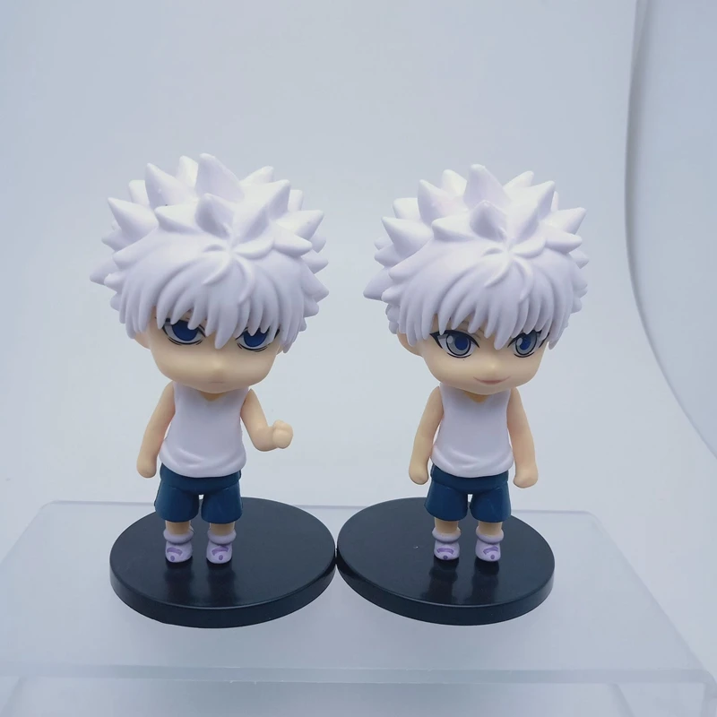 

6pcs/set Anime Hunter x Hunter Figure Toys Gon Kulolo Killua Kurapika PVC Car Decoration Model Doll Toys Kid Christmas Gift
