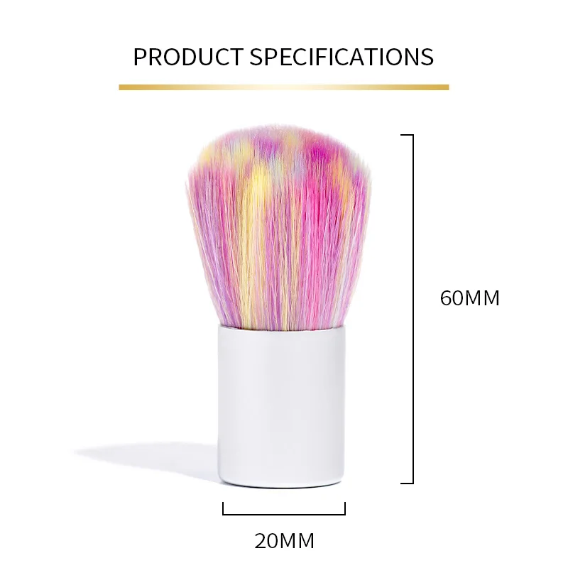 EUSCI Чистящая щетка для ногтей блестящая пудра Пыль акриловый УФ гель удаления