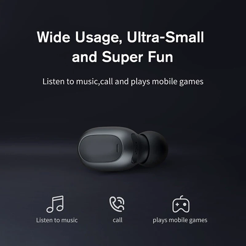 Невидимая Bluetooth-гарнитура Upscale Mini M8 1 шт. Беспроводные спортивные наушники с