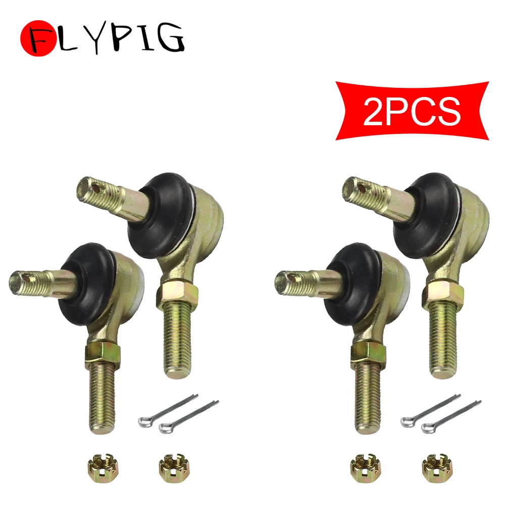 2 комплекта M10 комплект наконечников рулевой тяги Шариковые шарниры для Yamaha Banshee