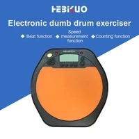 8 inch digital electronic dumb drum pad with speed detection digital metronome practice drum 3 in 1 for jazz drums exercise