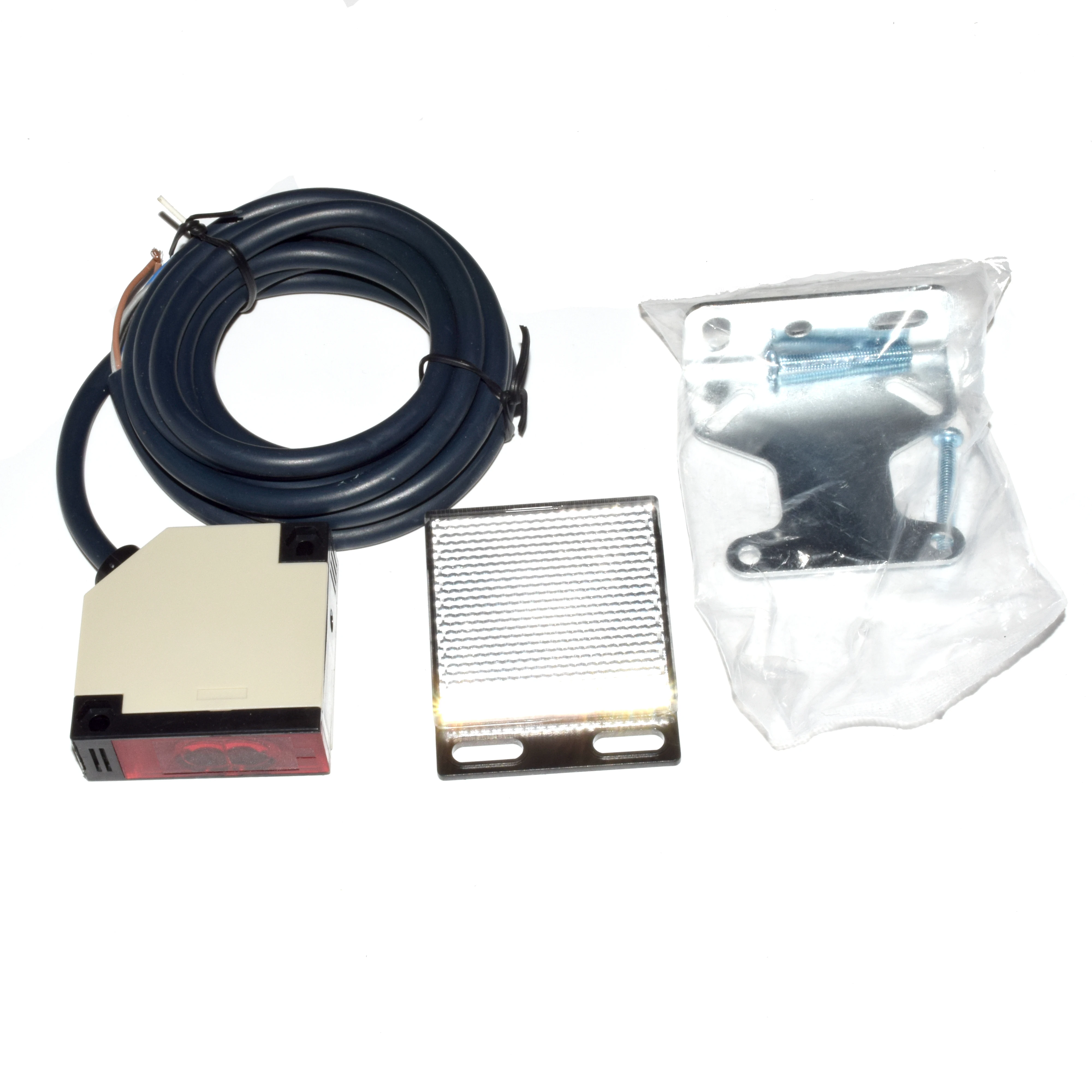 DC12 24V / AC90 240V Светоотражающие фотоэлектрический выключатель фотоэлемент E3JK R4M1 с