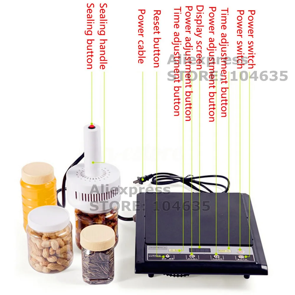 Ручной Индукционный упаковщик Индукционная машина для запечатывания бутылок