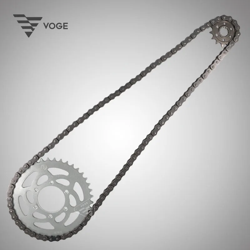 

Motorcycle Lx300-6a Chain 300r / 300rr Large and Small Flying Chain Cr6 Lock Nut + Gasket Apply For Loncin Voge