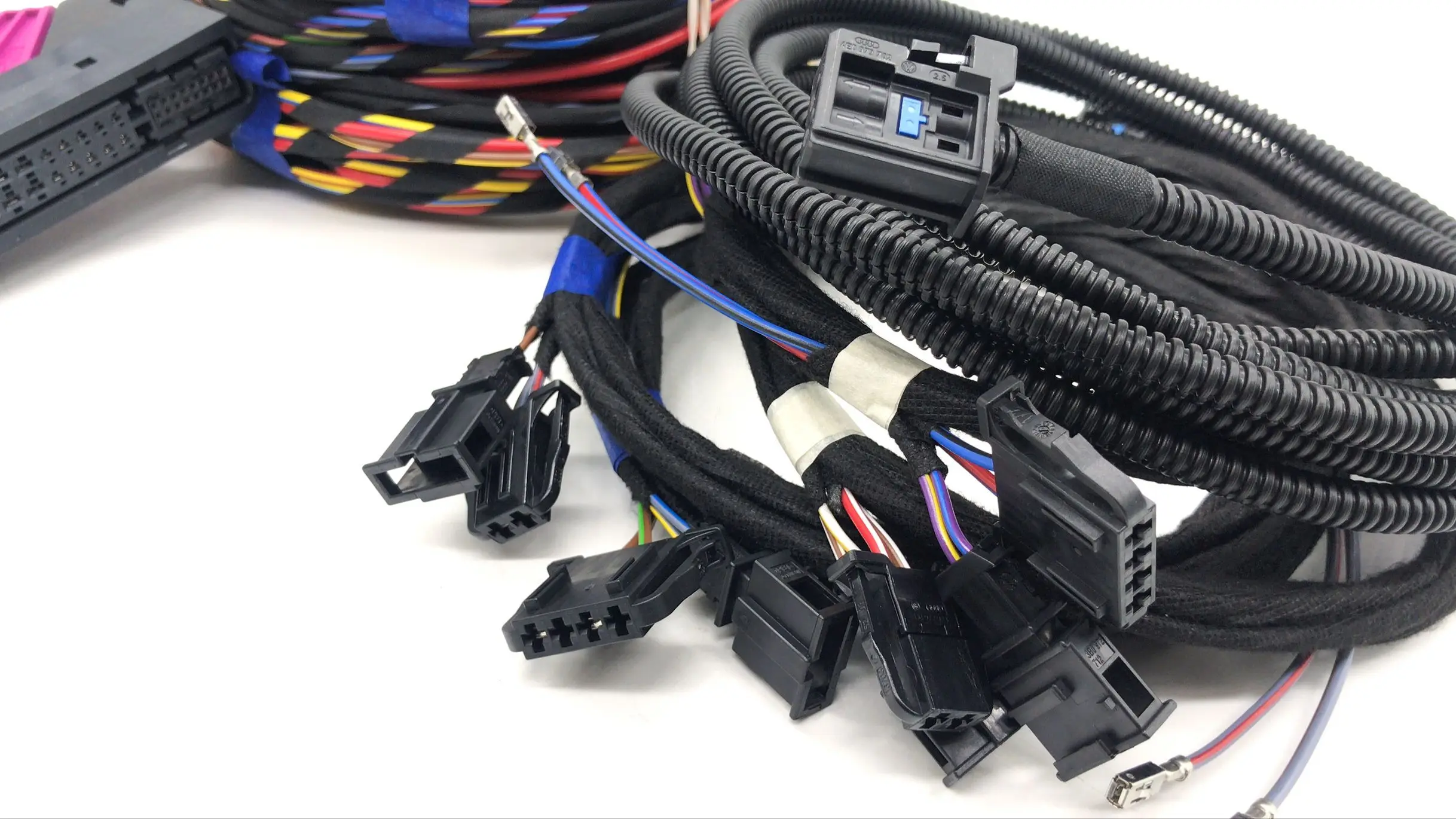 Для V W MQB Tiguan MK2 L MIB установка Dynaudio проводной кабель соединительная линия аудио