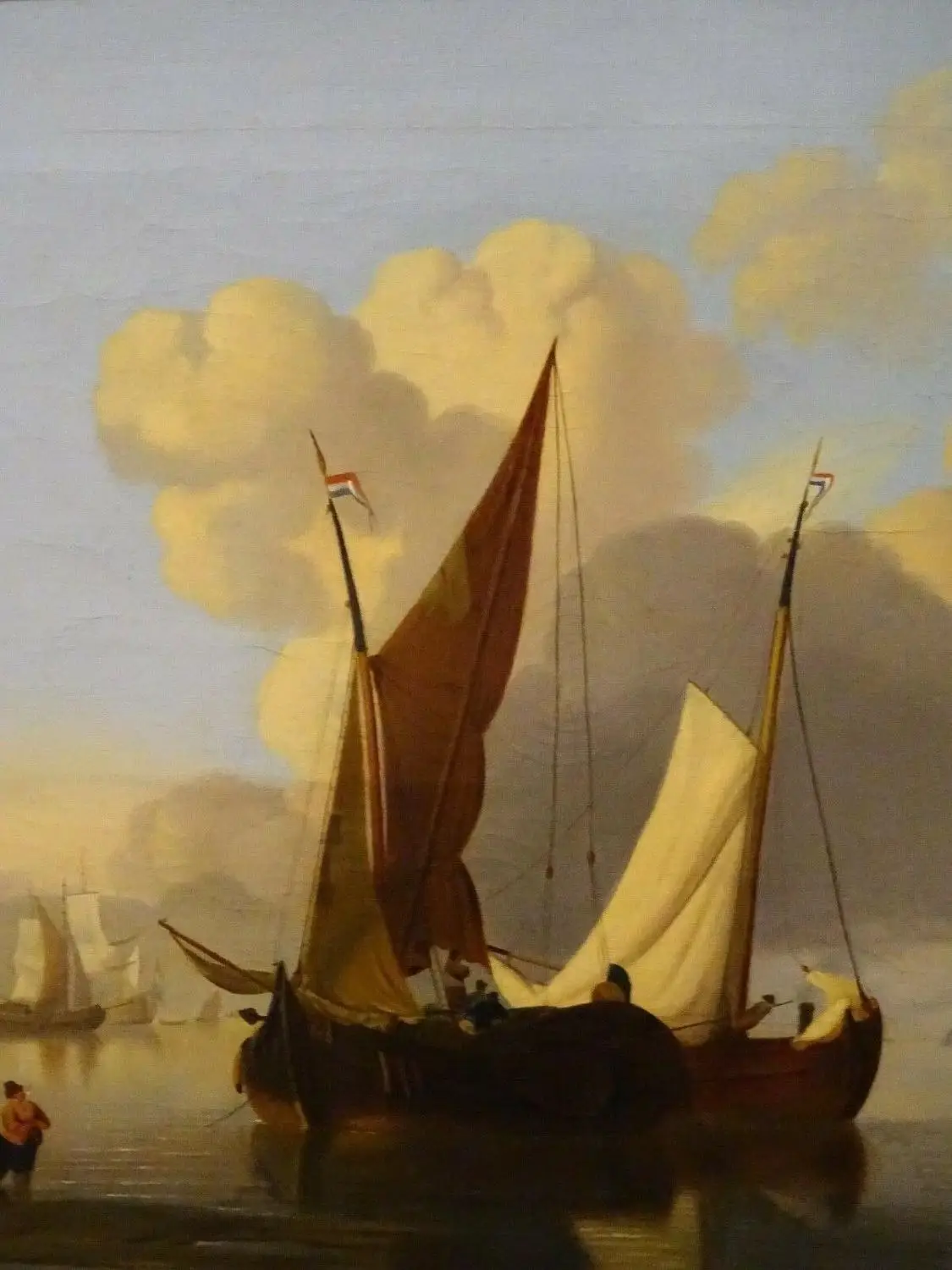 Высокое искусство 19 век живопись масляными красками море голландское большое