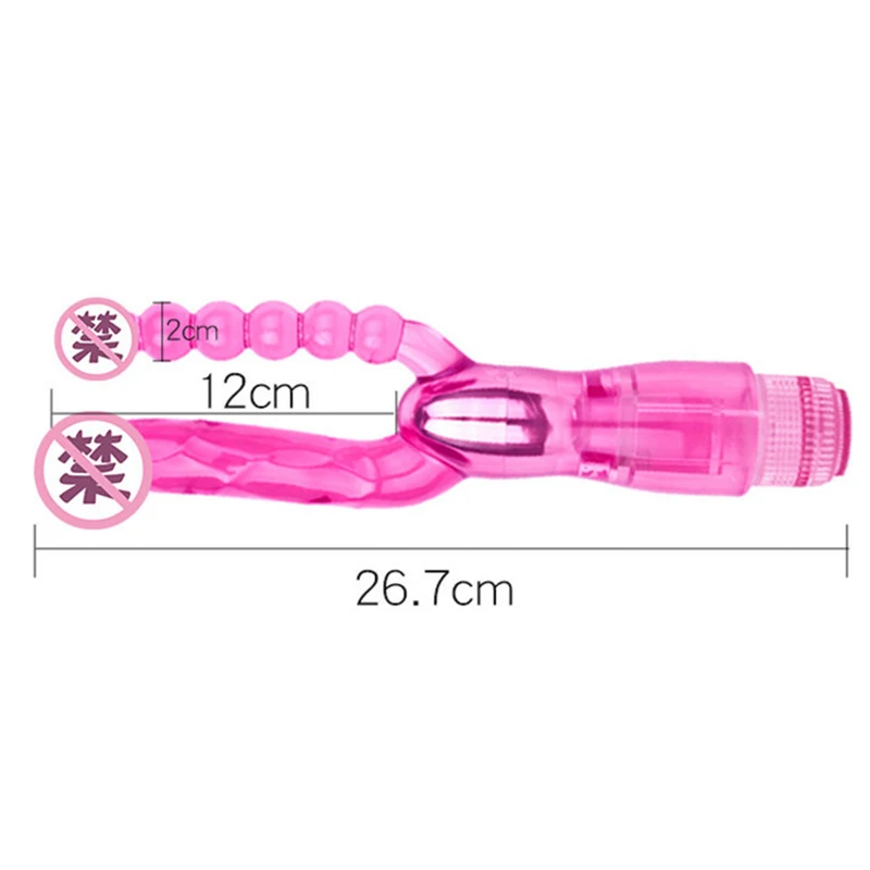 G-spot Anal Plug And Vibrator Rechargeable Dildo Double Penetration Sex Toys For Women Clit Stimulator Fidget Toy Female | Красота и