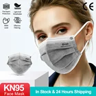 Маски Mascarillas FPP2 5 слоев KN95 маски взрослые серые с активированным углем Mascarilla FFP2 KN95 Homologada Защитная FFP 2 Маска