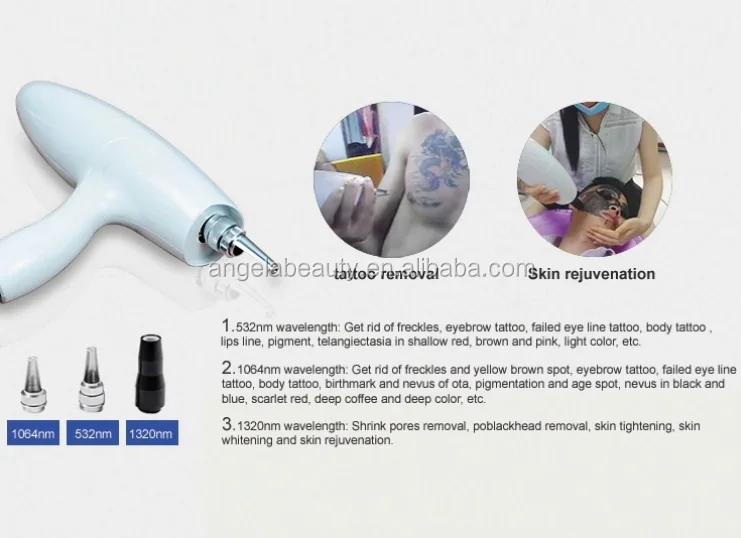 

A0105 2020 The Latest Portable laser machine tattoo removal nd yag q-switch laser CE approval with Factory price
