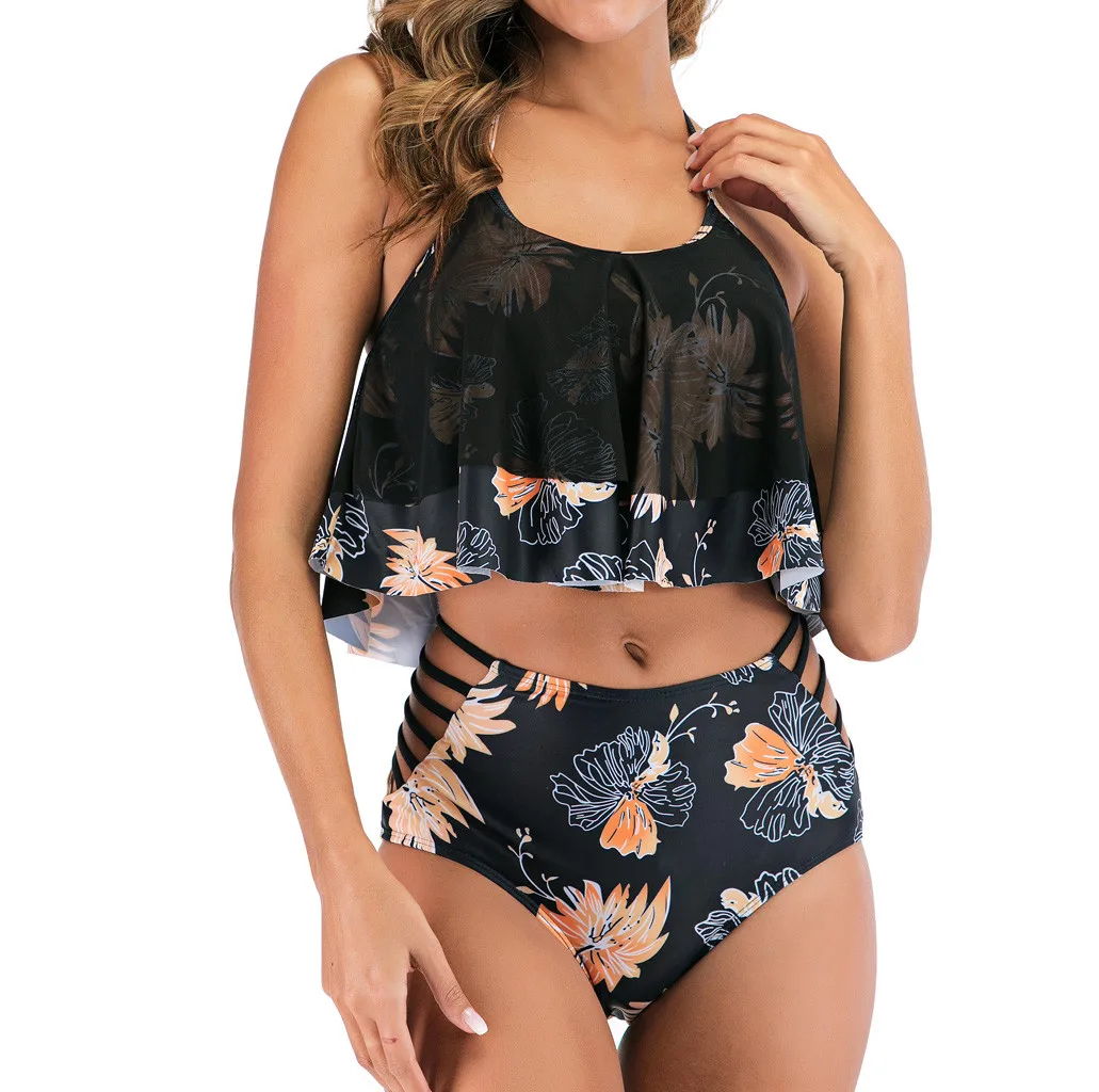 Новинка 2020 Женский комплект нижнего белья с ремешком комбинированное цветочное