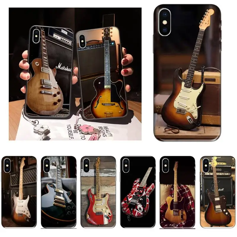 

PXCHENG Guitar Music Phone Case For iPhone 12 Mini 11 Pro XS Max X XR 7 8 Plus