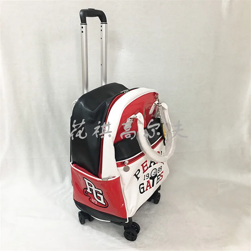 Новая сумка тележка PG89 для одежды гольфа на колесиках с жемчужными