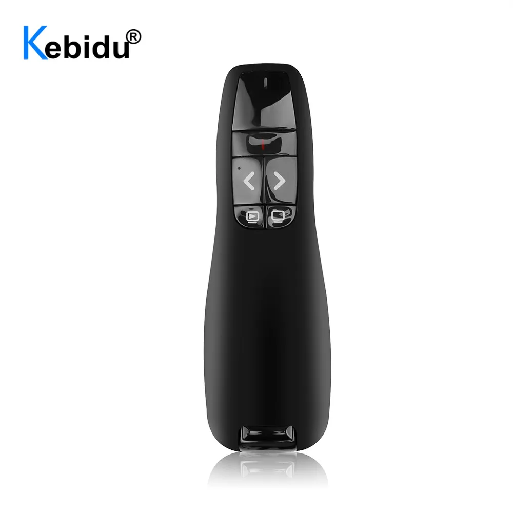 Беспроводная указка KEBIDU R400 2 4 ГГц USB красная лазерная PPT пульт дистанционного