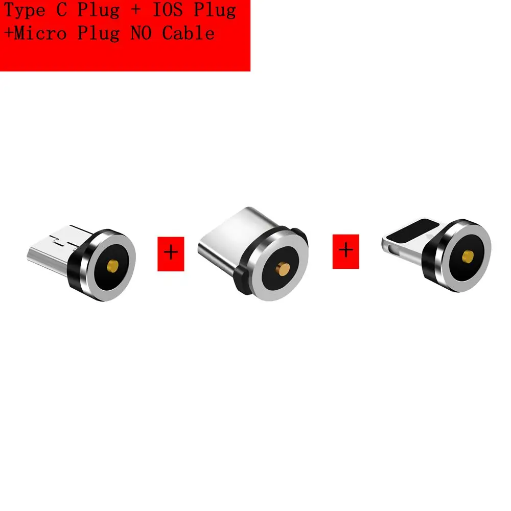 4 Micro USB разъем для samsung huawei Xiaomi Redmi LG iphone кабель, IOS штекер, type C штекер для магнитного кабеля - Тип штекера: 4