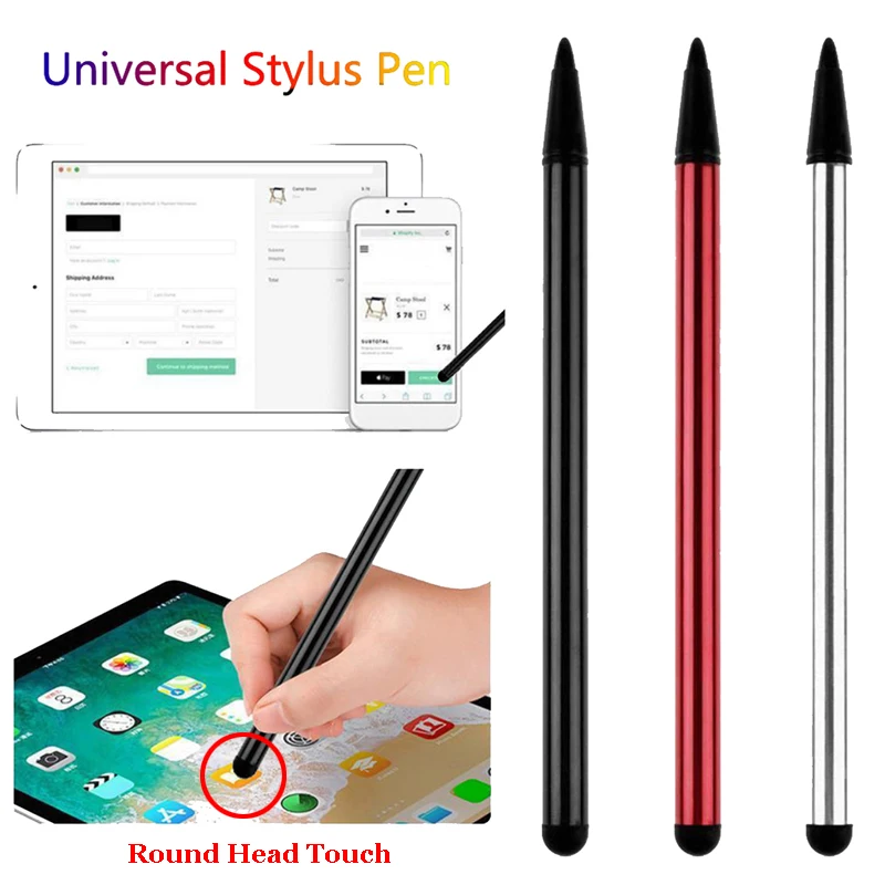 

Stylus Rounnd Head Style Touch Pen for Stylus Apple Pencil 7 7 Plus 6 6s 6 Plus 6s Plus IPad for Samsung Huawei Xiaomi OPPO Vivo