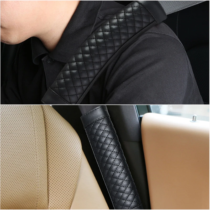 

Auto Shoulder Strap Protector Pads Car Seat Belt Cover Shoulder Cover For Chevrolet Cruze Orlando Lacetti Malibu Volt Camaro