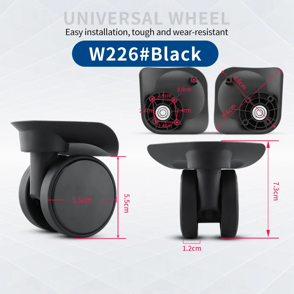 TANGYIPIN W226 Trolley wheel suitcase accessories luggage customs box caster repair high-quality universal custom mute wheels