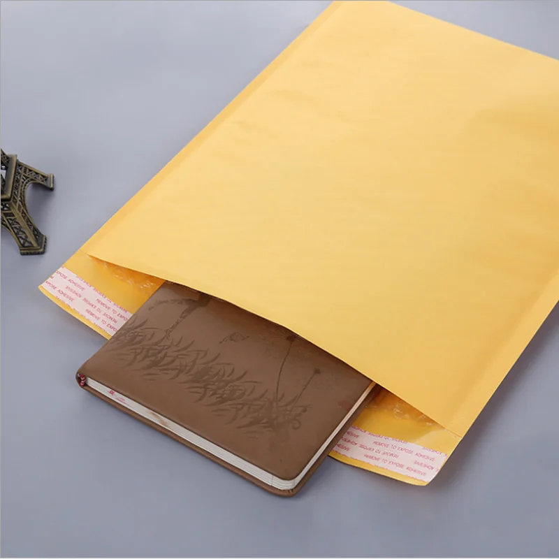 Конверт пузырьковый желтый 10 шт./лот 16*20 см умеренно упакованный | Канцтовары для