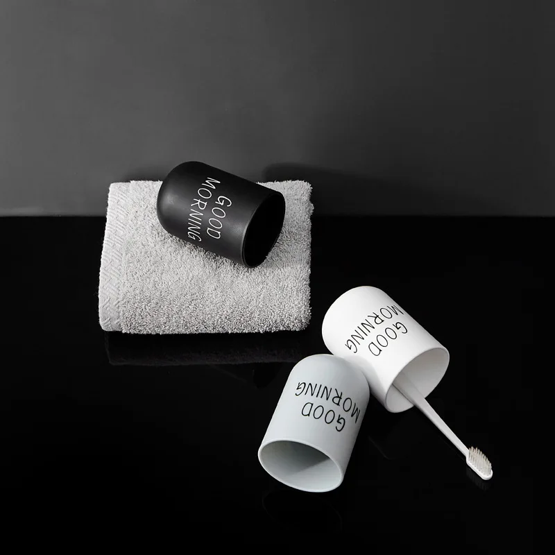 PP материал чашки для воды держатель зубной щетки моющая кружка зубов набор