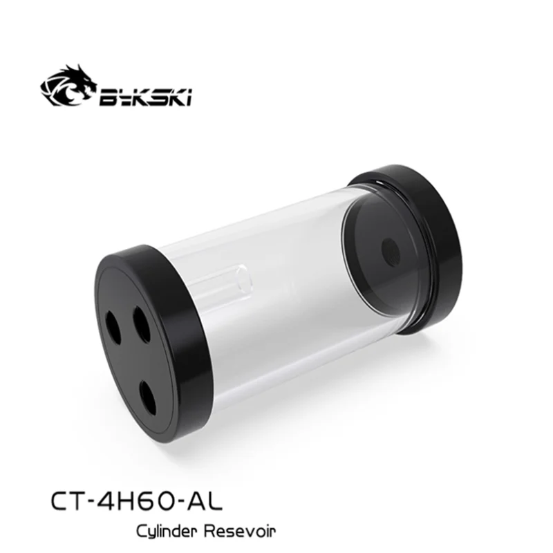 

Bykski New 60MM Cylindrical Reservoir For Water Cooling 80MM 130MM 180MM 240MM CT-4H60-AL