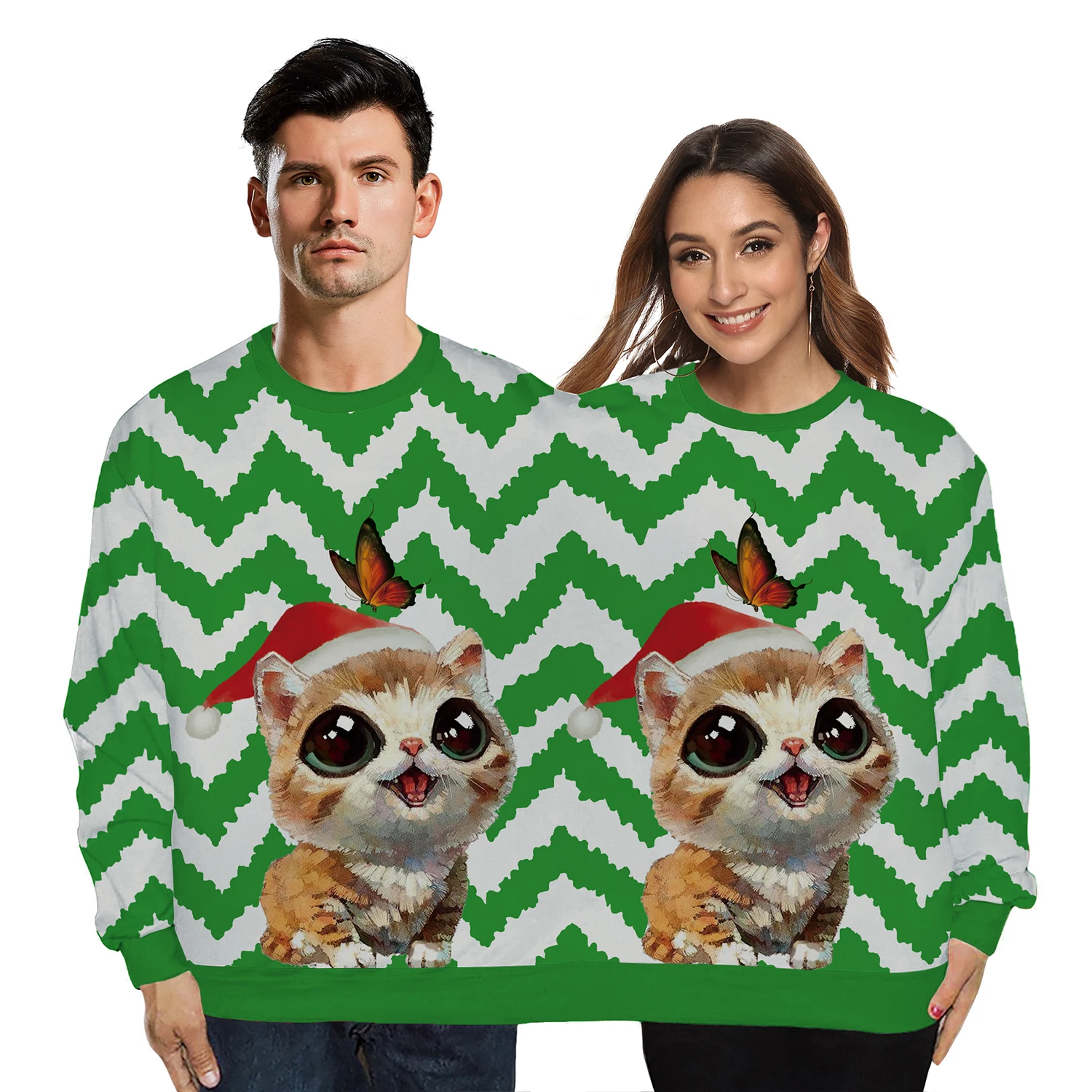 Модные зимние Парные свитшоты VIP 2019 Уродливый Рождественский свитшот для отпуска