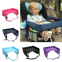 waterproof baby car seat tray stroller kids toy food holder desk children portable table for car new child table storage 4035cm