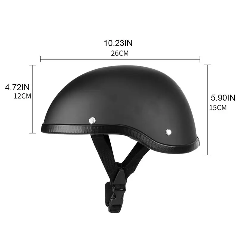 

Summer Vintage Motorcycle Riding Half Helmet Open Face Windproof Unisex Simple Design Motorbike Chopper Biker Pilot