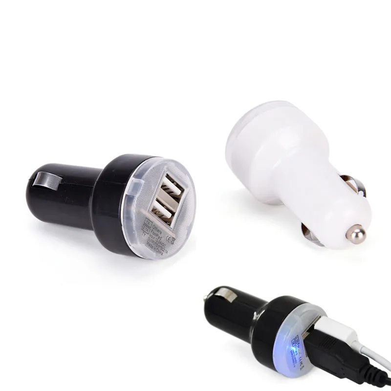 Автомобильное зарядное устройство с двумя USB портами 5 В 2 1 А|Зажигалка| |