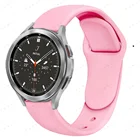 Ремешок силиконовый для Samsung Galaxy watch 4 classic 4642 мм 4044 мм Gear S3, браслет для Huawei GT 22epro, 2022 мм