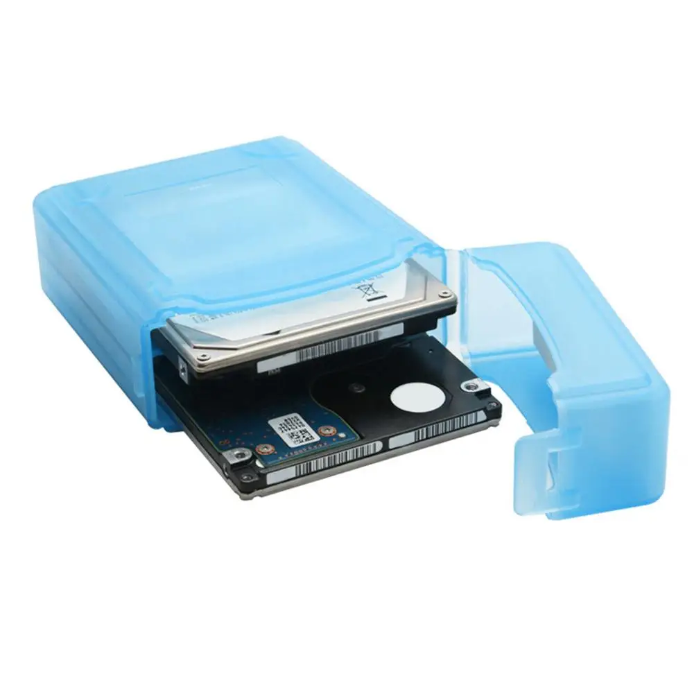 Синий чехол для жесткого диска полипропиленовый переноски хранения защитный