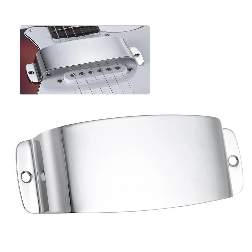 

Pickup Cover Plate Durable Alloy Bass Pickup Cover Protector with 2 Mounting Screws Bass Replacement Part