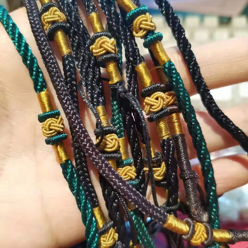 10 шт./лот Китайский традиционный нейлоновый шнур с подвеской для ожерелья