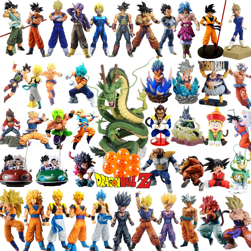 

Anime Figure Dragon Ball Figurine Son Goku Broly Vegeta Trunks Shenron Gogeta Gohan DBZ Super Saiyan Toys Figma Collection Model