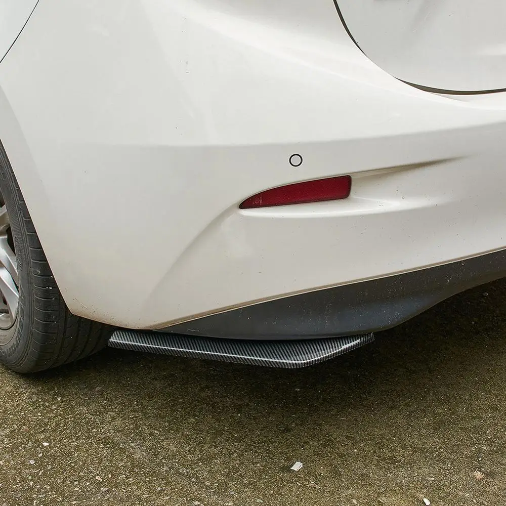 Универсальная черная Автомобильная боковая юбка для гоночного кузова