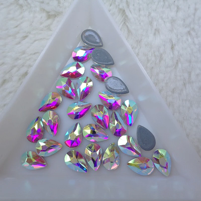 Ткань для одежды железо на хрустальной резине стразы с горячей фиксацией